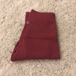 LULULEMON High Rise Pink/Magenta Leggings